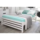 Maxi-Drew Postel z masivu Brita 180x200 borovice + rošt, bílá