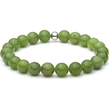 Šperk BudNej Minerální náramek NEFRIT AAA kvalita MN1009