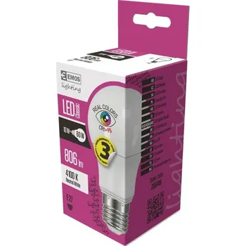 Žárovka Emos LED žárovka Classic A60 10W E27 teplá bílá