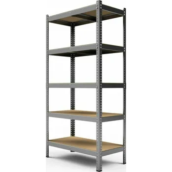 regál Regál Kovový Hard II. 240x100x50 cm - 5 polic