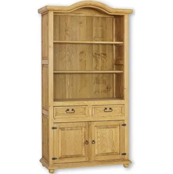 regál Dřevěný regál z masivu selský REG 06 - K09 přírodní borovice