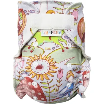 Plenkové kalhoty Breberky BIO Kalhotková plenka s GOTS (M) - Houbový les SZ