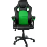 Kancelářská židle Racing design | zeleno-černá