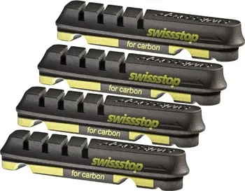 Brzda na kolo SwissStop Flash Evo Carbon Black Prince špalky 4 ks