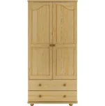 Drewmax Šatní skříň SF114 masiv (Barva dřeva: Gray)