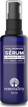 Pleťové sérum Renovality Original Series hyaluronové sérum s vitamínem C a B3 50 ml