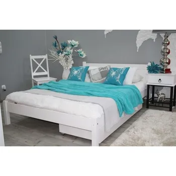 Postel Maxi-Drew Postel z masivu Kala 80x200 cm borovice + rošt (Barva dřeva: Borovice)