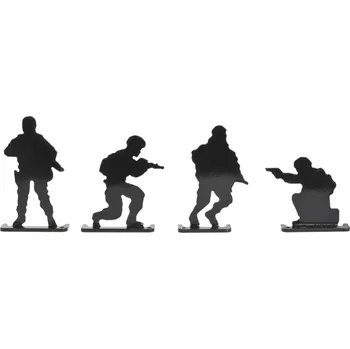 Terč na sportovní střelbu Venox Terče kovoví vojáci 4 ks