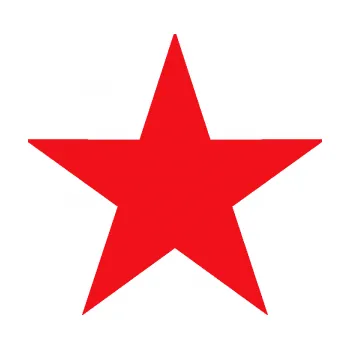 Samolepící dekorace SAMOLEPKA Hvězda 001 (10 - červená) NA AUTO, NÁLEPKA, FÓLIE, POLEP, TUNING, VLASTNÍ TEXT, TISK, AUTOSAMOLEPKY.cz, POLEPY, OBRÁZEK, LOGO, SAMOLEPKY