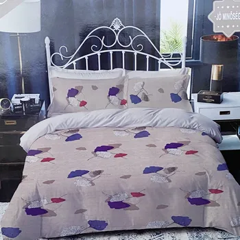 Povlečení Numberoplus Flanelové povlečení oboustranné - Barevné listy