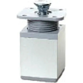 Nábytkové kování Strong Nábytková nožka čtvercová s rektifikací 40 x 100 eloxovaný hliník