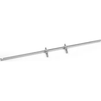 Stolní fotbálek Tyč FAS na stolní fotbal 16 mm s 2 stříbrní hráči