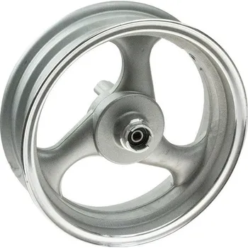Kolo pro motocykl disk, kolo přední skútr ALU 3,50 x 12 - stříbrný - pro kotoučovou brzdu