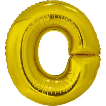 Balónek Písmeno O zlatý foliový balónek 86 cm Amscan 9909590