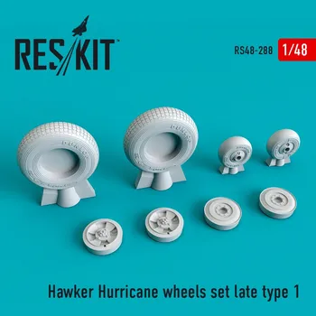 Plastikový model 1/48 Hawker Hurricane wheels set late type 1