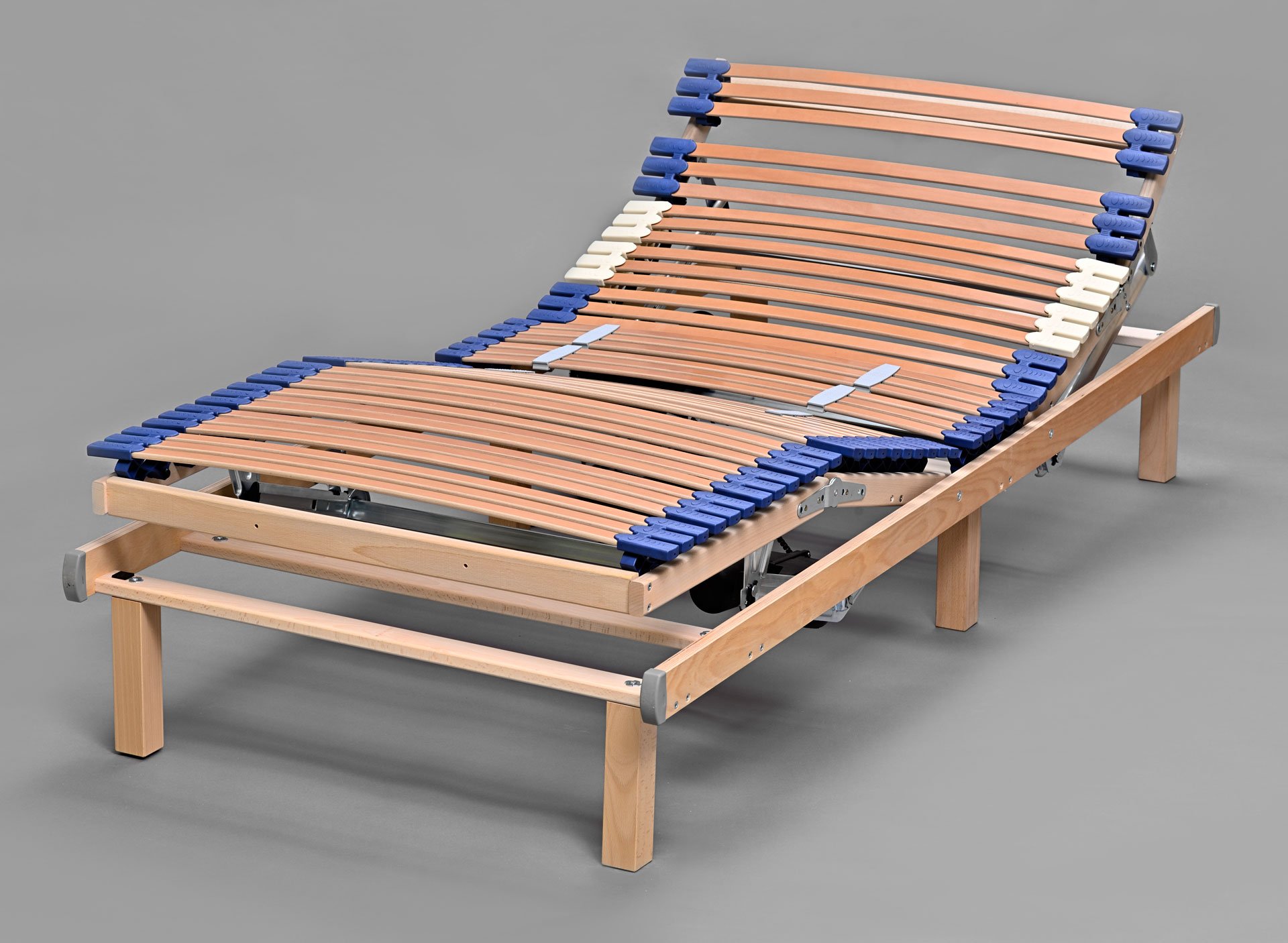 Amarost motorově polohovací lamelový rošt Trilatt 200x90cm, 42 pružných bukových lamel