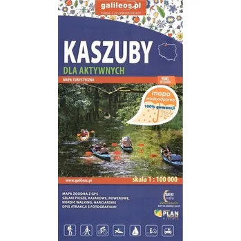 Cestování Mapa dla aktywnych - Kaszuby 1:100 000 wodoodp. - Praca zbiorowa