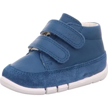 Dětská sportovní obuv modré kožené botičky Superfit