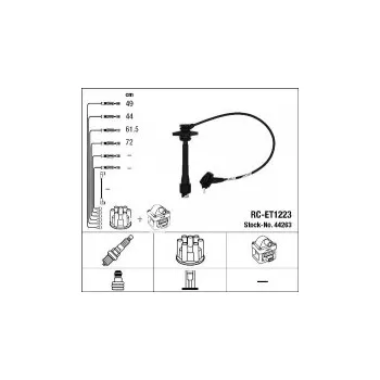 Zapalovací kabel Sada kabelů pro zapalování NGK RC-ET1223