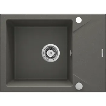 Granitový dřez Granitový dřez Deante EVORA ZQJ T11A tmavě šedá