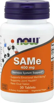 Přírodní produkt Now Foods SAMe (S-adenosylmethionin) 400 mg 30 tbl.