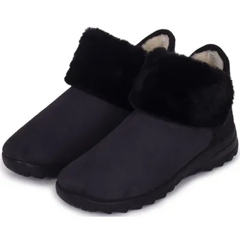 Vlnka Manufacture Dámské kotníkové zimní boty s ovčí vlnou Bára černé, 38 Dámská zimní obuv Vlnka Manufacture Dámské kotníkové zimní boty s ovčí vlnou Bára černé, 38