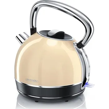 Rychlovarná konvice Rychlovarná konvice Retro krémová 1,7 l - Arendo (Retro Varná Konvice béžová 1,7 l - Arendo)
