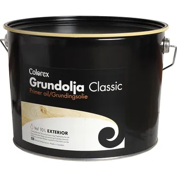 Olej na dřevo Napouštědlo na dřevo COLOREX Grundolja 1 Klasik 10L