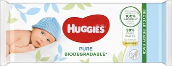 Dětský vlhčený ubrousek Huggies Pure Biodegradable 56 ks 