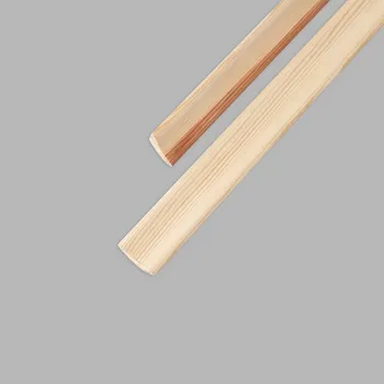 soklová lišta Lišta Koutová Zalomená Hladká Bor 30 x 30 mm