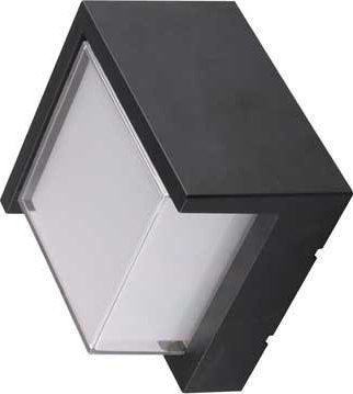 LED fasádní svítidlo čtverec černé 15W 750 lm IP65 4200K