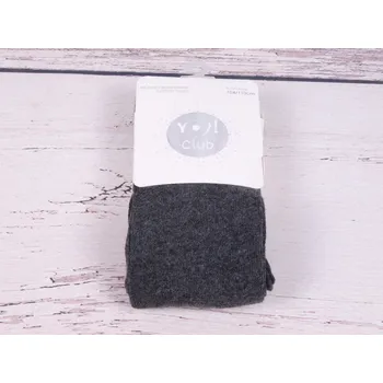 Dětská móda Punčocháčky punčocháče punčošky YO RA37 jednobarevné tm. šedé velikost oblečení - děti: 152/158