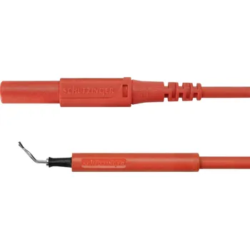 Příslušenství k měřicímu přístroji Schützinger AL 8322 / ZPK / 1 / 100 / RT adaptérový kabel zástrčka 4 mm zkušební hroty červená 1 ks