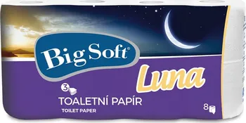 Toaletní papír Big Soft Luna 3vrstvý 8 ks