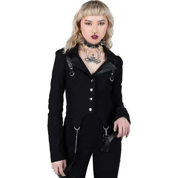 Dámský bomber bunda dámská (sako) KILLSTAR - Office Demon - Black - L