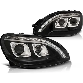 Přední světlomet Tuning Tec Přední světla MERCEDES W220 S-KLASA 09.98-05.05 DAYLIGHT černé