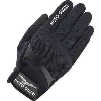 Moto rukavice Moto Guzzi Pánské textilní rukavice Moto Guzzi "TOUCH" - černá - S