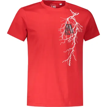 Pánské tričko Pánské triko ALTISPORT CARRYOVER ALM027F29 ČERVENÁ XL