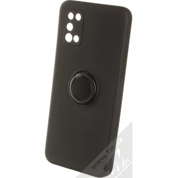 Pouzdro na mobilní telefon 1Mcz Grip Ring Skinny ochranný kryt s držákem na prst pro Samsung Galaxy A02s černá (black)