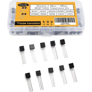 Vývojová deska Sada tranzistorů NPN, PNP TO - 92 200 kusů