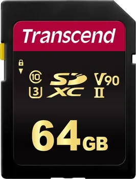 Paměťová karta Transcend SDXC 64 GB UHS-II U3 Class 10 (TS64GSDC700S)