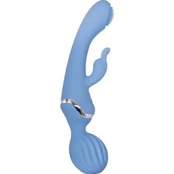 Vibrátor Vibrátor EVOLVED WANDERFUL WABBIT Dual Ended Wand blue | Evolved