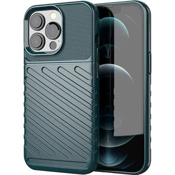 Pouzdro na mobilní telefon Pouzdro Thunder Case pro iPhone 13 PRO (6,1") zelené