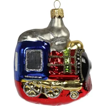 Vánoční dekorace mašinka