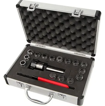 Příslušenství k frézce Držák kleštin ER 25, kužel MK3 + kleštiny 2 - 16 mm (TrueTech)