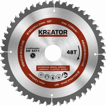 Pilový kotouč KREATOR KRT020503 185 x 30 mm