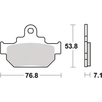 Motodíl Brzdové destičky pro Suzuki S1089N