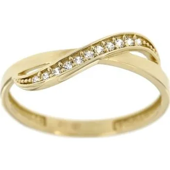 Prsten Zlatnictví U Kostela Dámský prsten se zirkony 2174žb 61 2742-19997038 61 mm