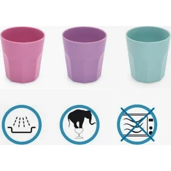 PGX 9346 420 Pohár melamin různé barvy růžová