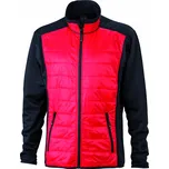 Pánská bunda JAMES NICHOLSON JN593 BLACK/RED/BLACK M
